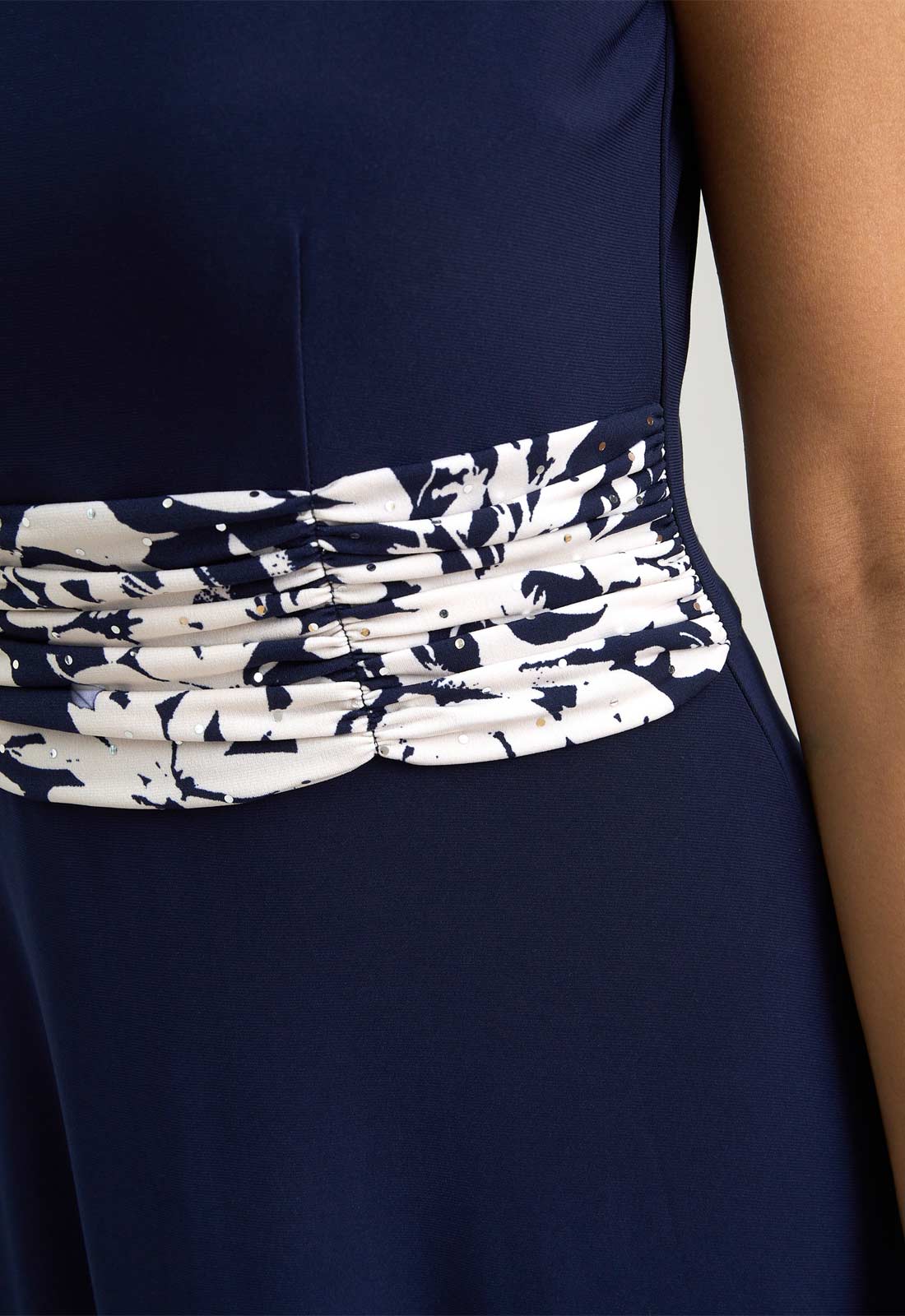 Gina Bacconi NAVY Nell Stretch Jersey Dress & Jacket