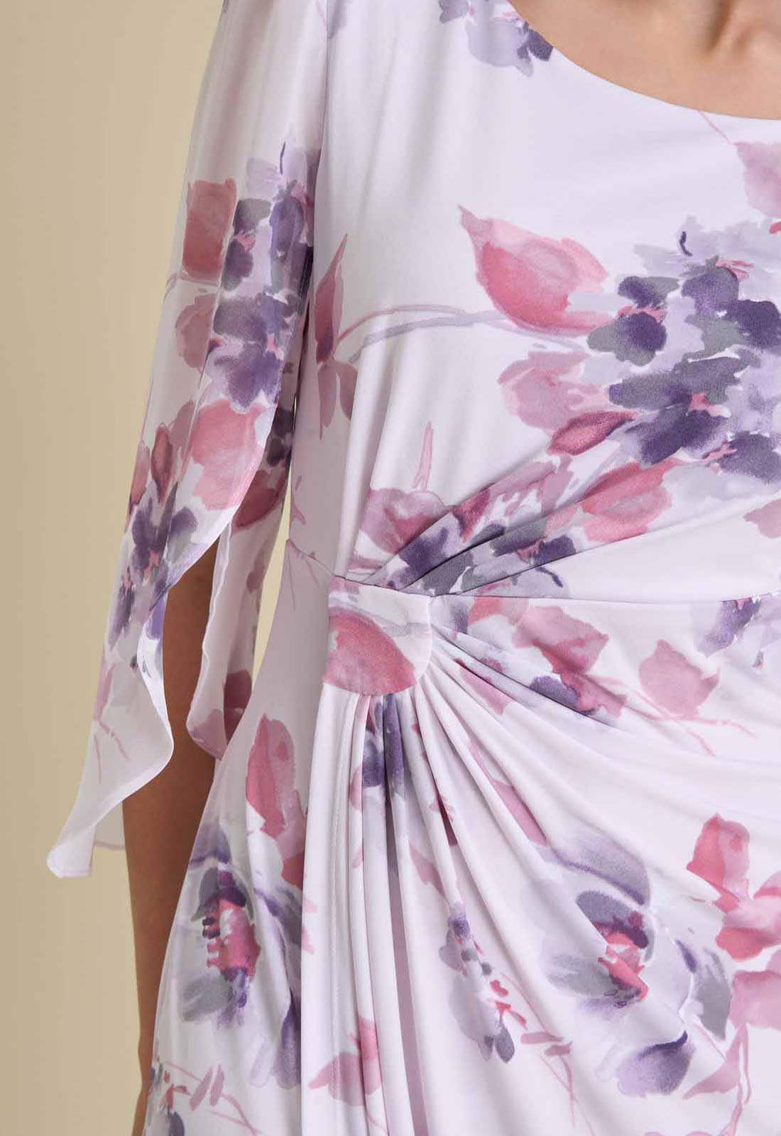 Gina Bacconi PINK Harmony Floral Print Dress