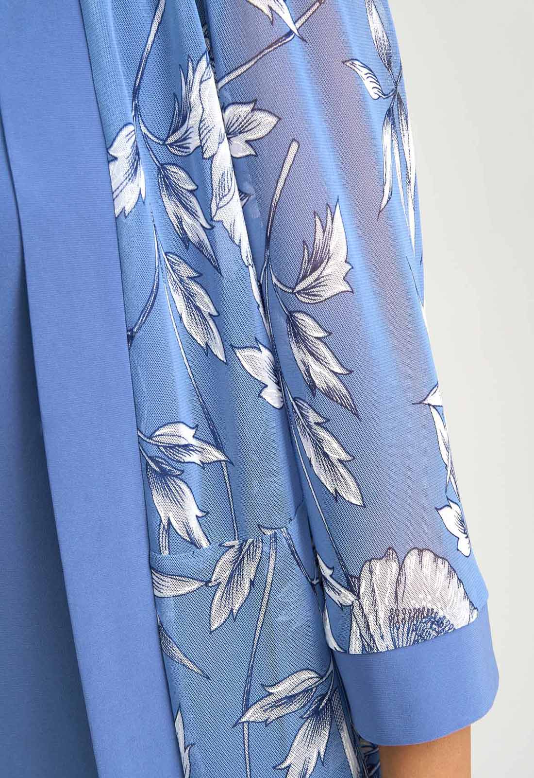 Gina Bacconi WEDGEWOOD Milana Printed Dress And Jacket