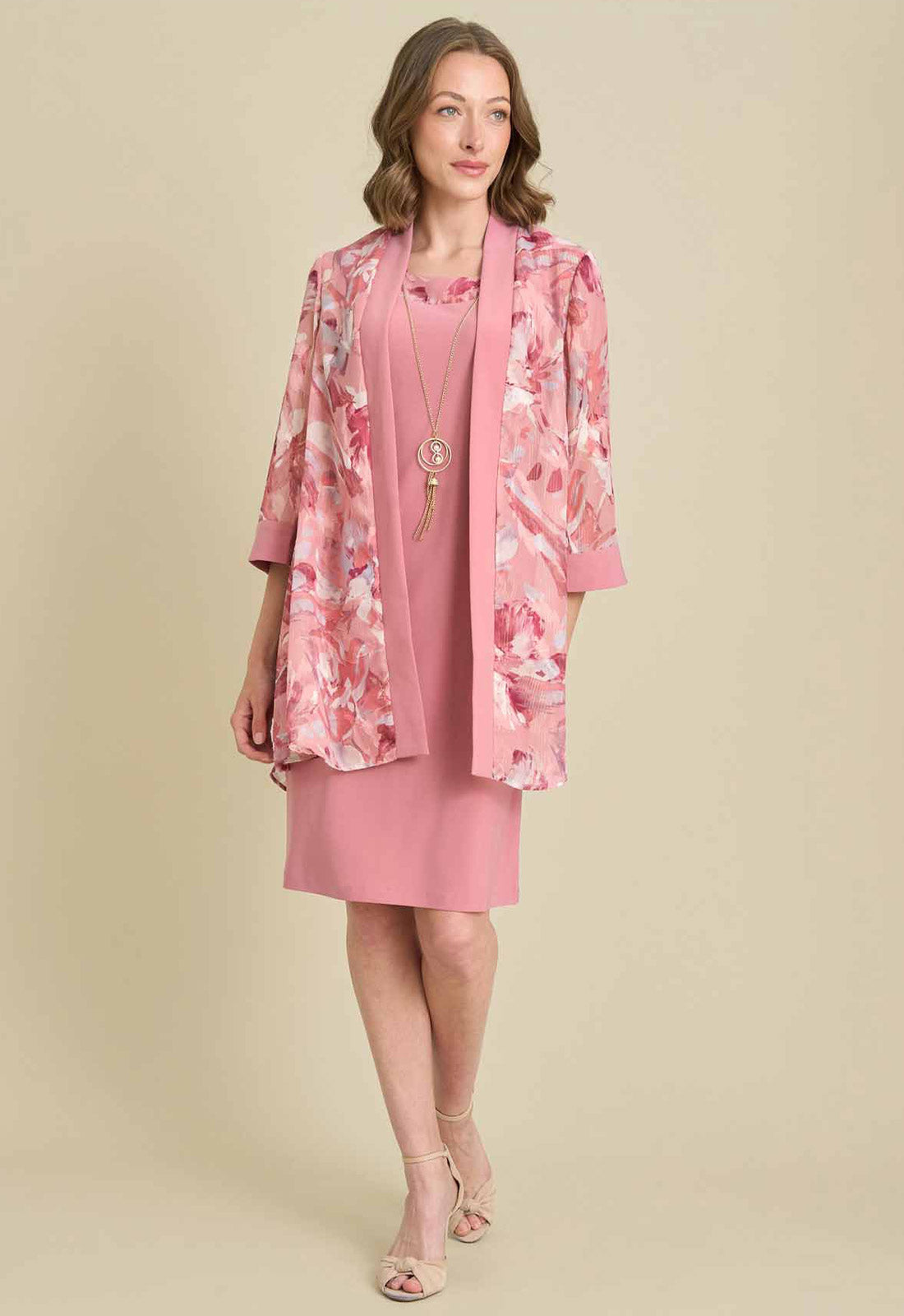 Gina Bacconi ROSE Reeve Printed Dress And Jacket