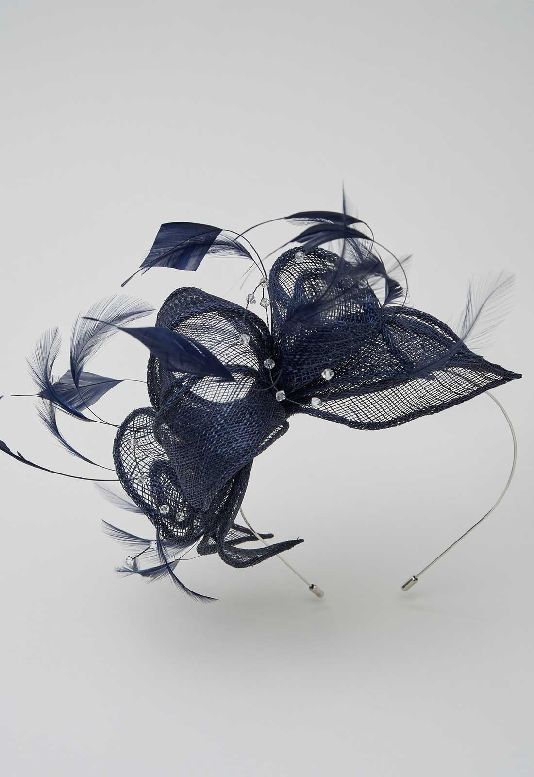 dark blue headwear