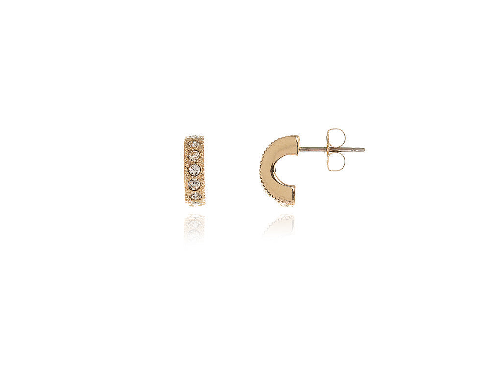 Cachet London Saga 10mm Gold Earrings