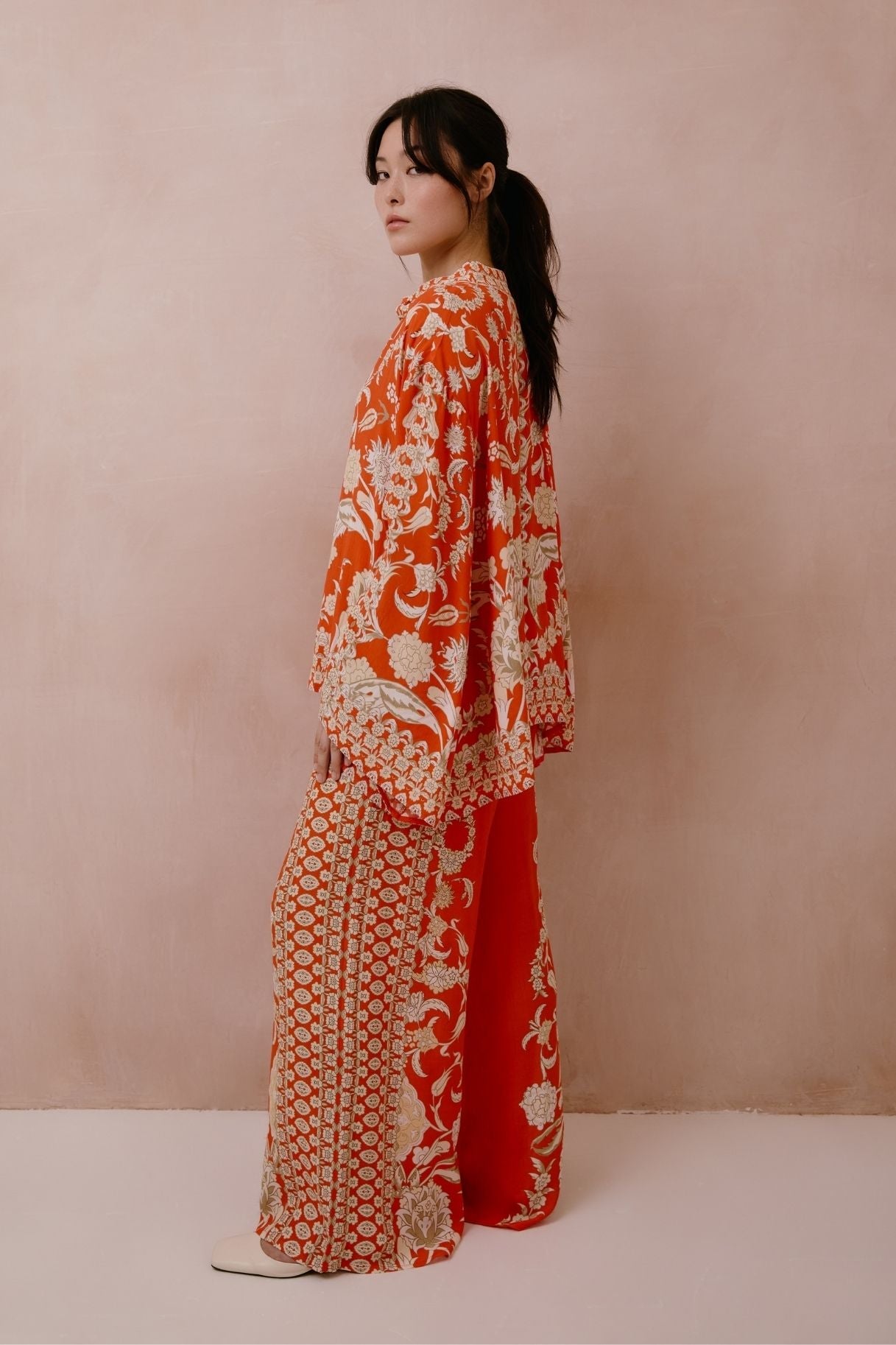 Raishma Studio Orange Sapphira Shirt