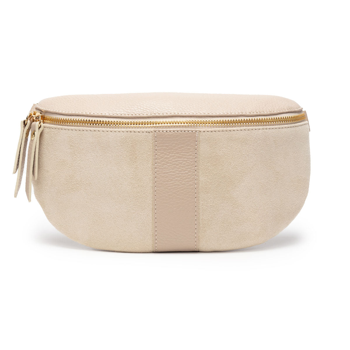 Elie Beaumont Suede Sling Bag Biscuit
