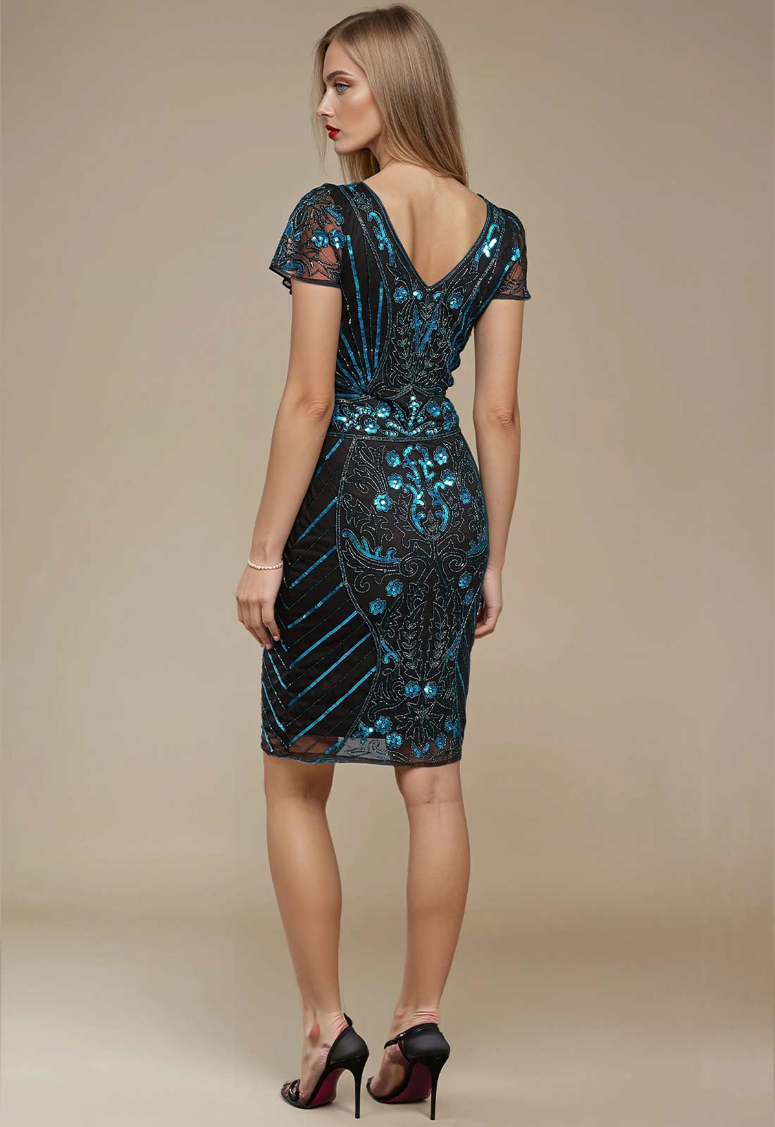 Jywal London Phillipa Blue Party Dress