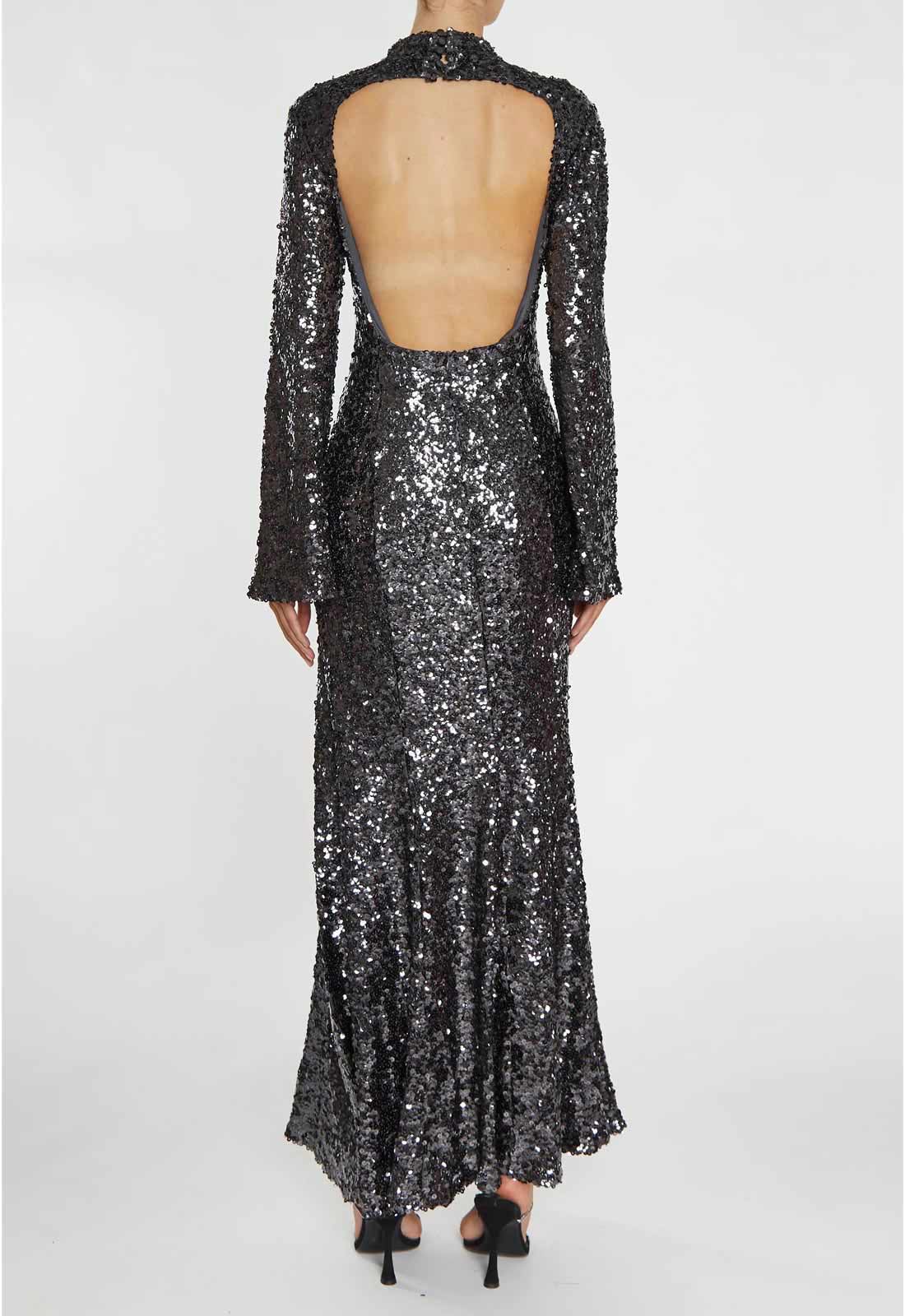 True Decadence Pewter Vanessa Gown