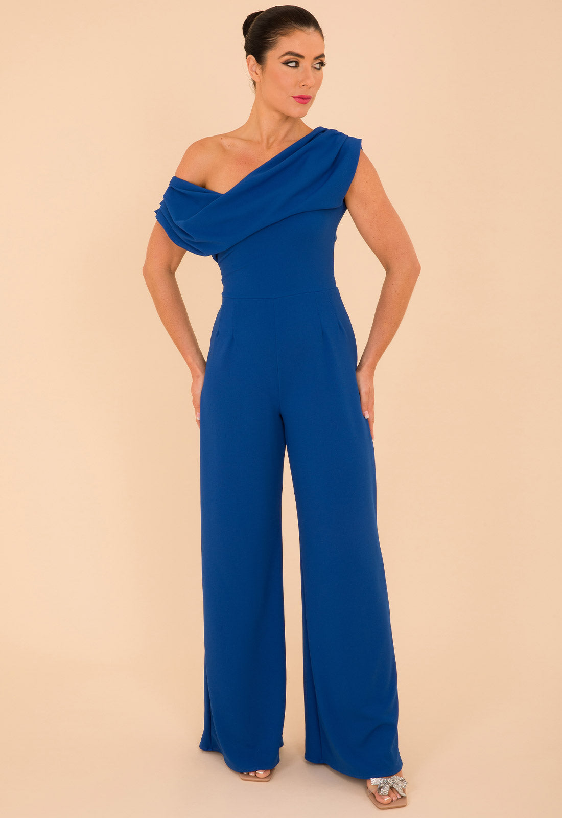 Atom Label Cobalt Blue Venice Jumpsuit