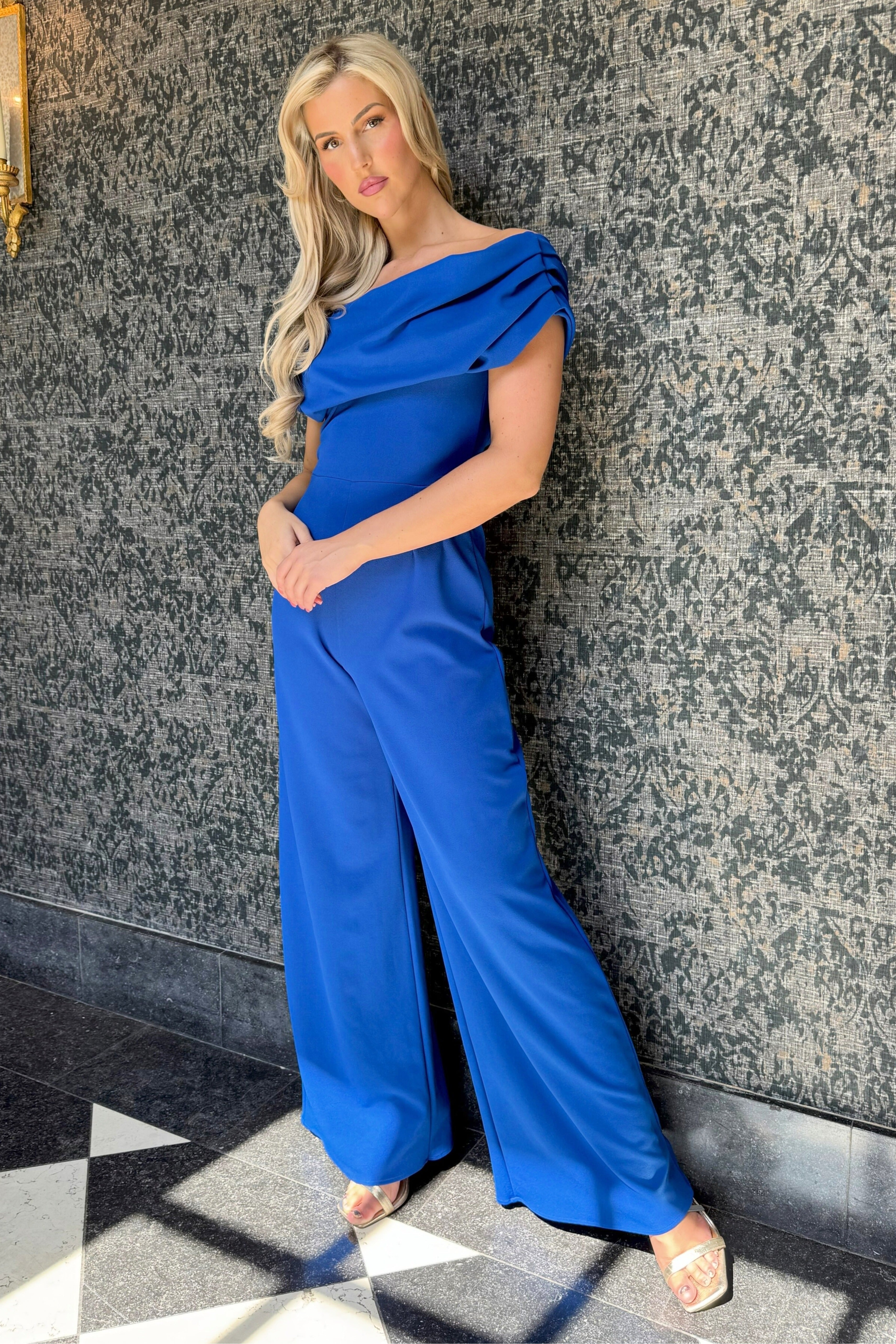 Venice jumpsuit in cobalt