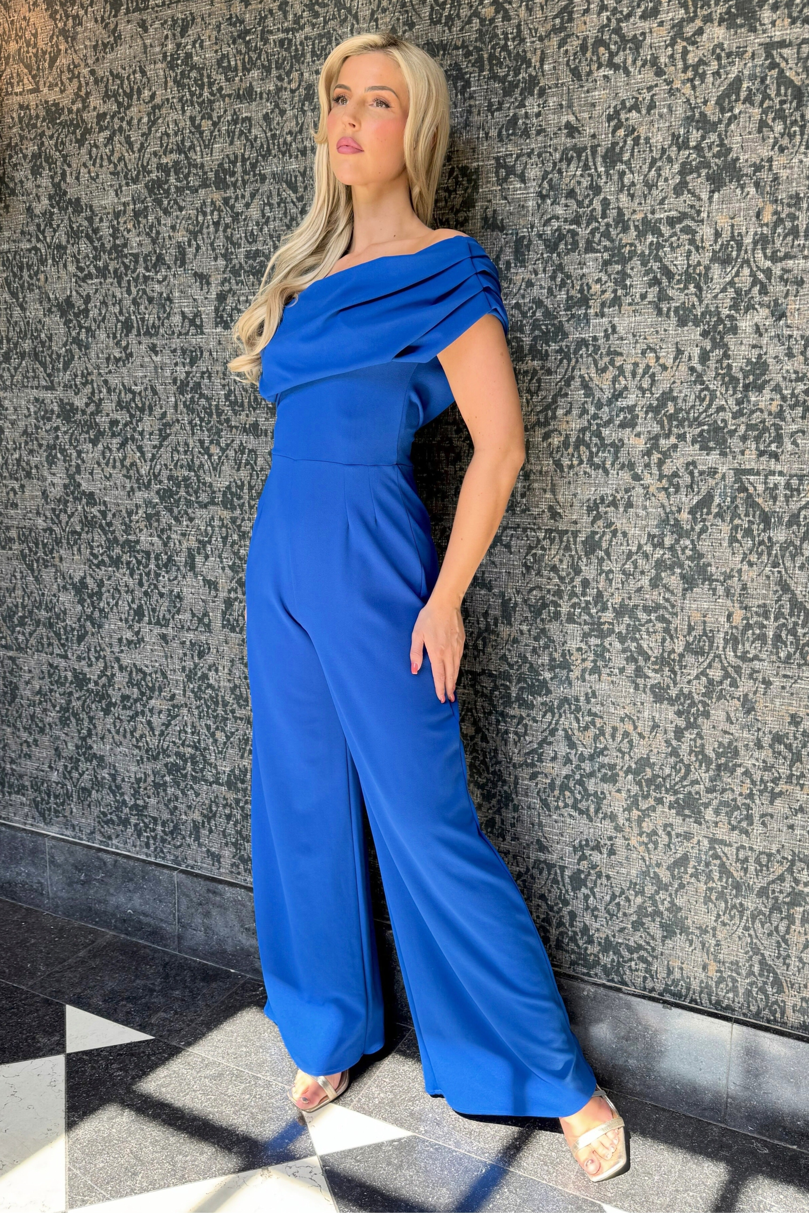 Venice jumpsuit in cobalt