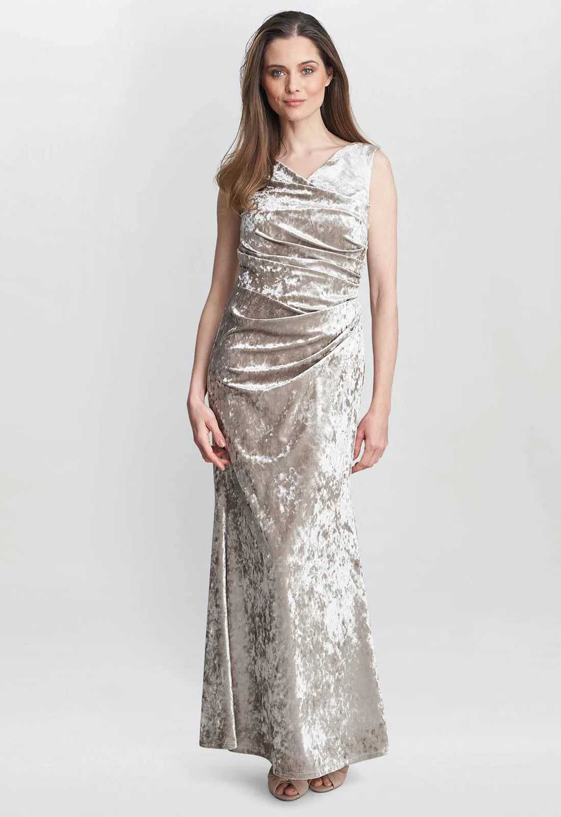 Gina Bacconi Campagne Talia Velvet Dress