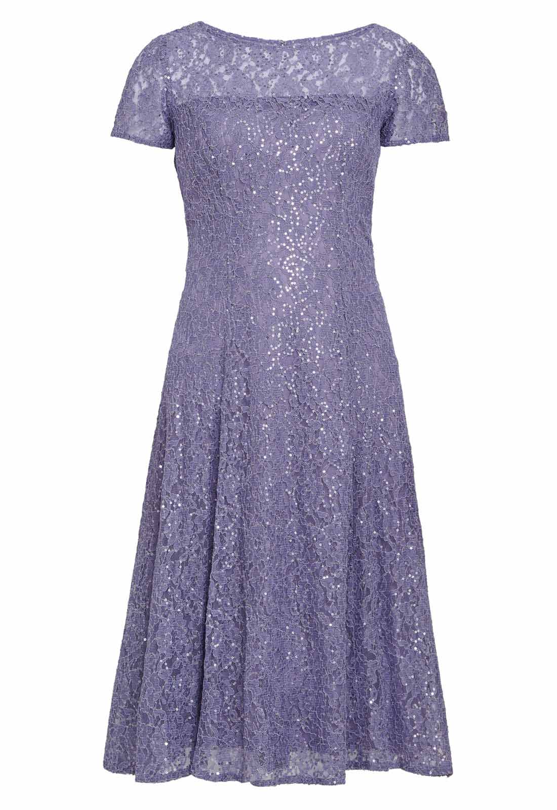 Gina Bacconi Lilac Genny Cocktail Dress