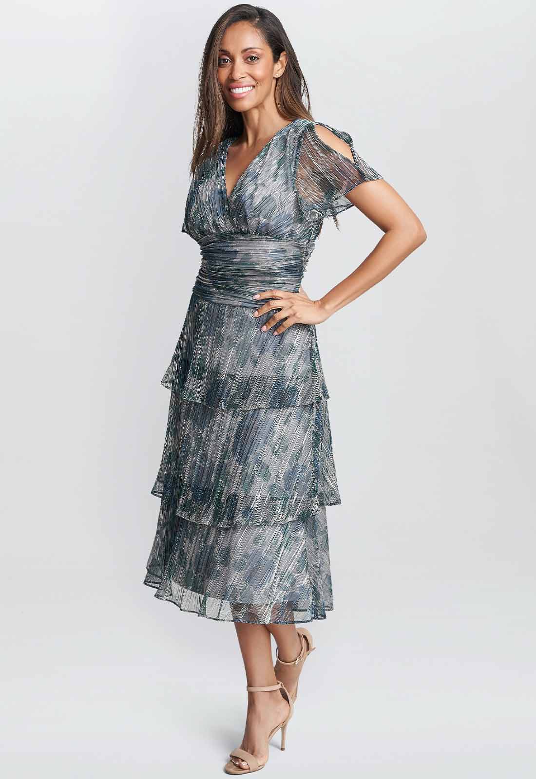 Gina Bacconi June Print Dress