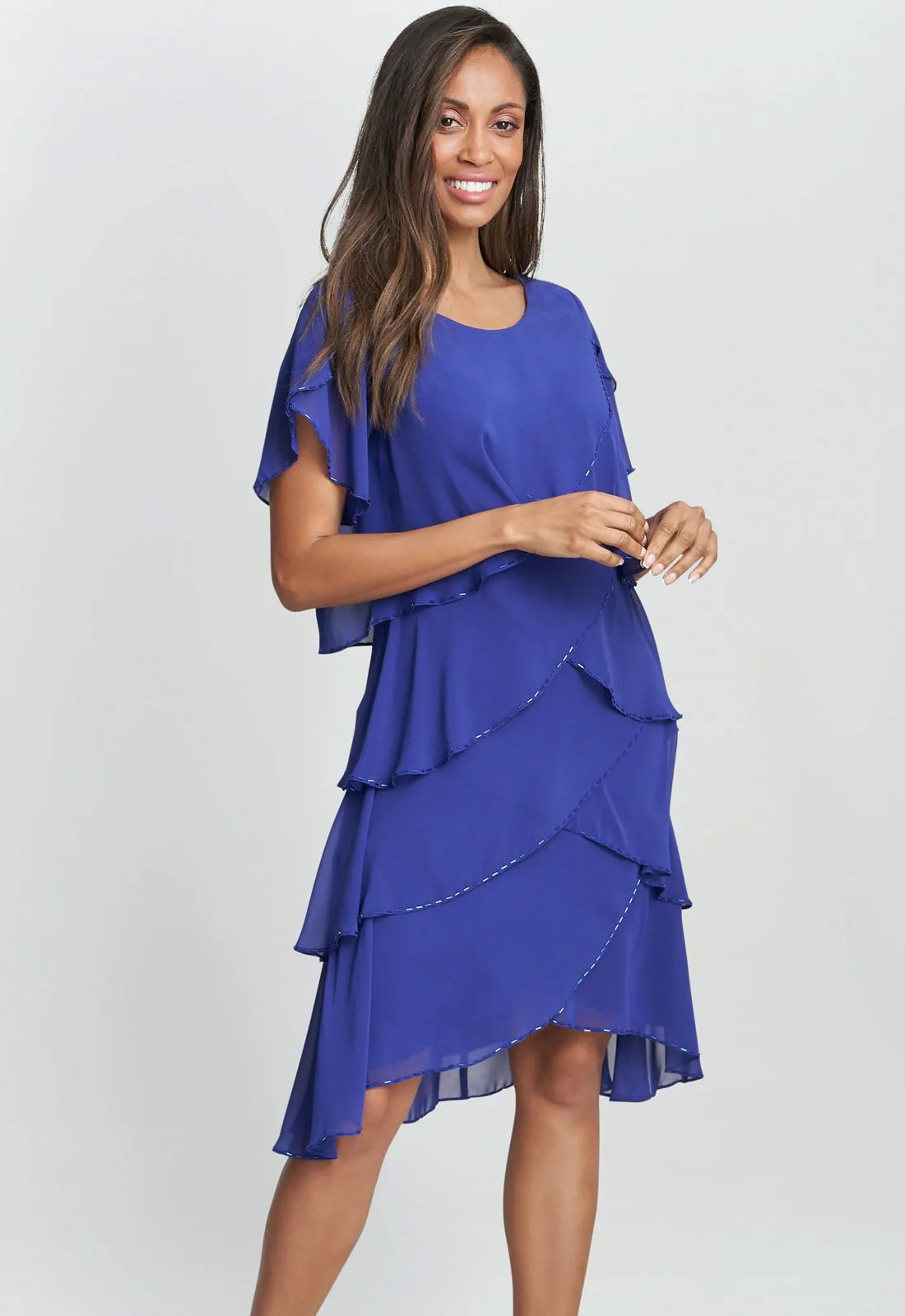 Gina Bacconi Blue Trysta Dress