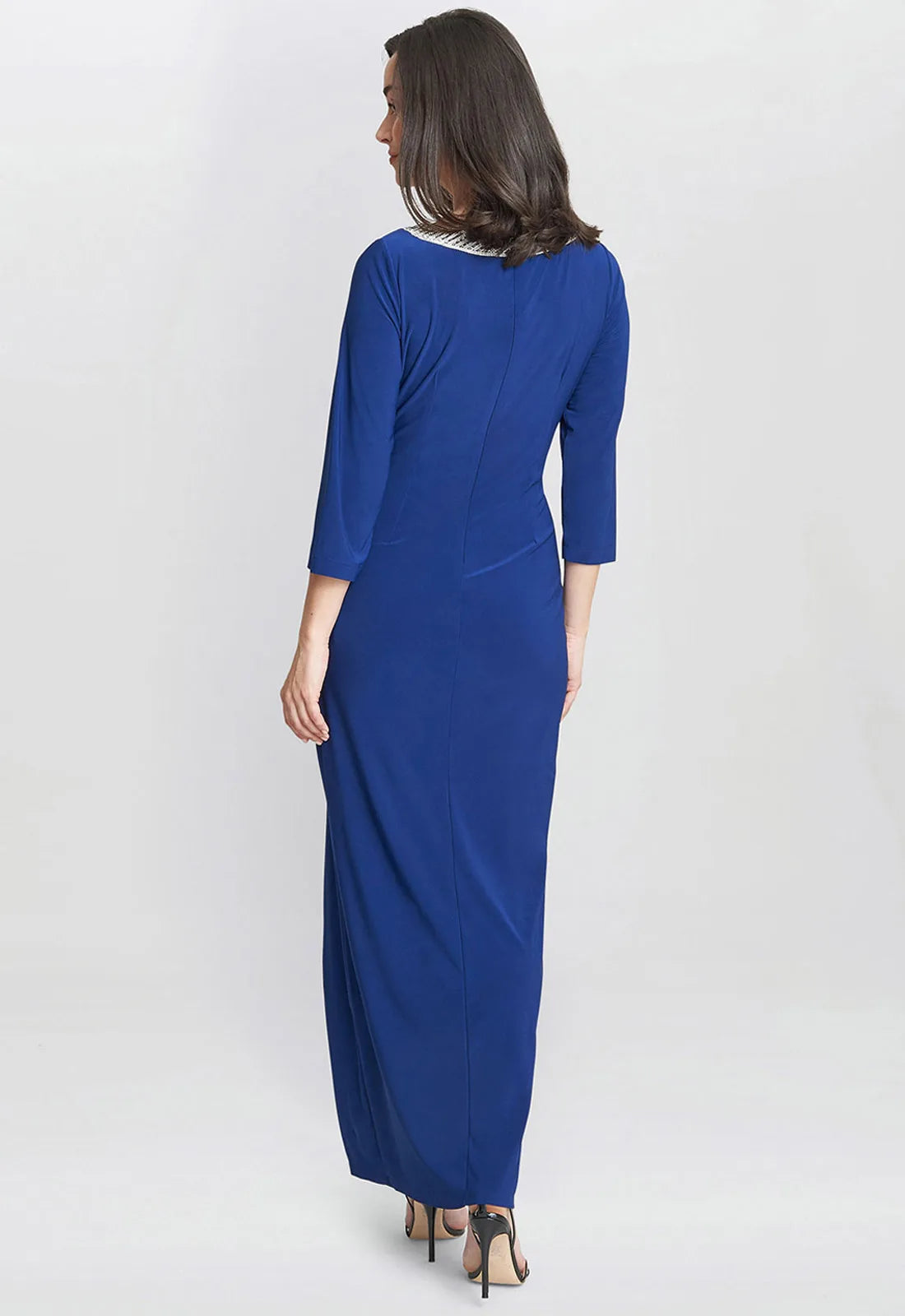 Gina Bacconi Blue Delilah Maxi Dress