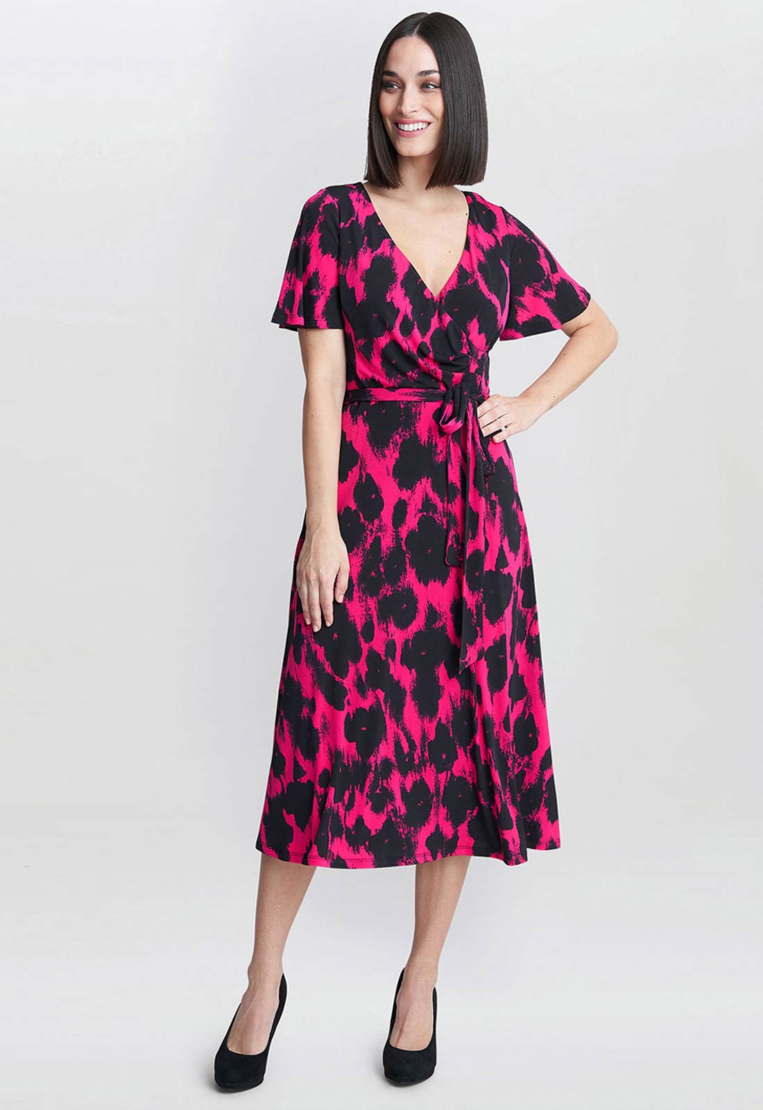 Gina Bacconi Esme Fit And Flare Dress