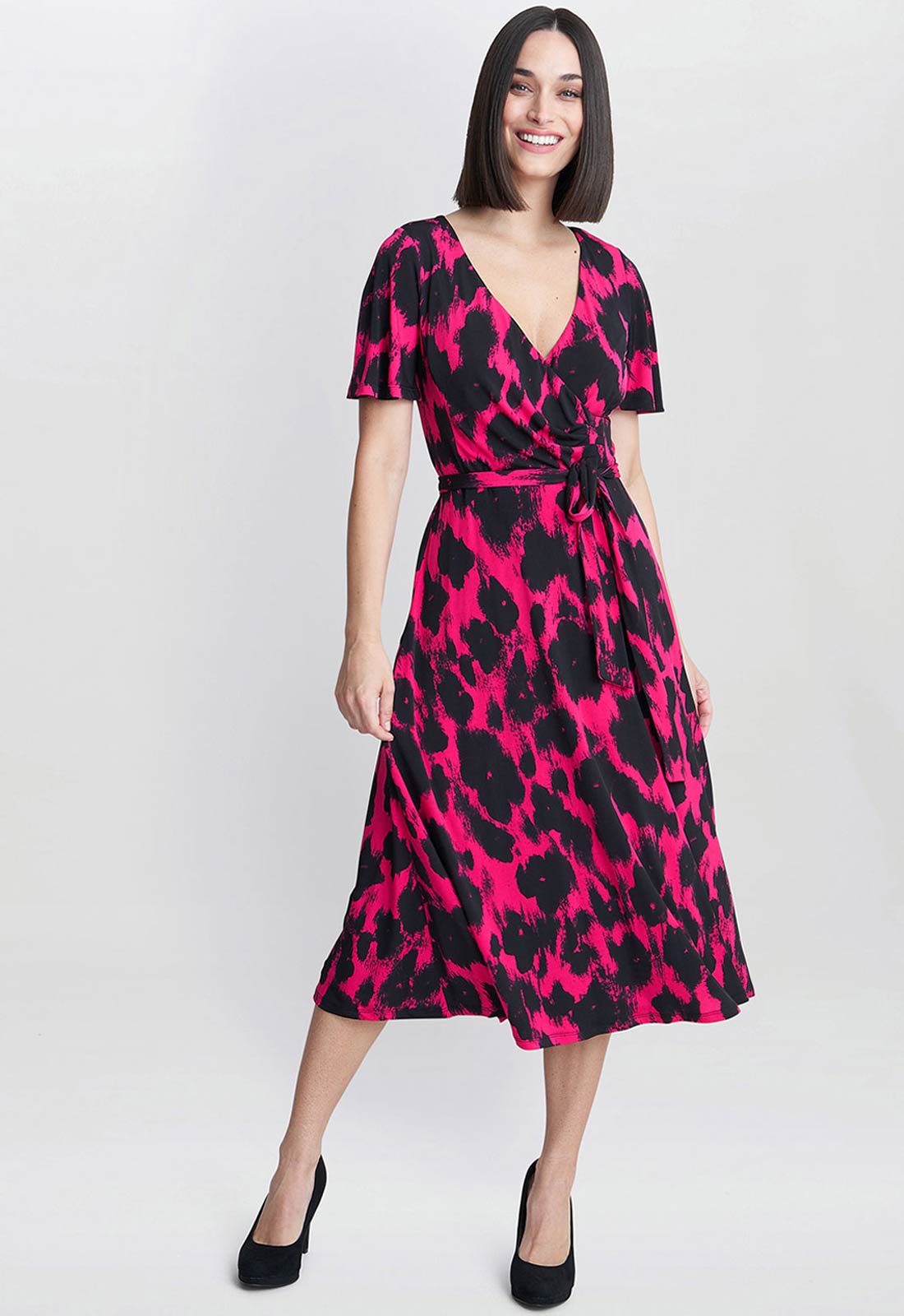Gina Bacconi Esme Fit And Flare Dress