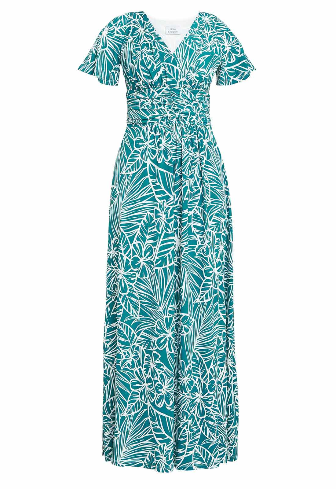 Gina Bacconi Fatima Jersey Maxi Dress