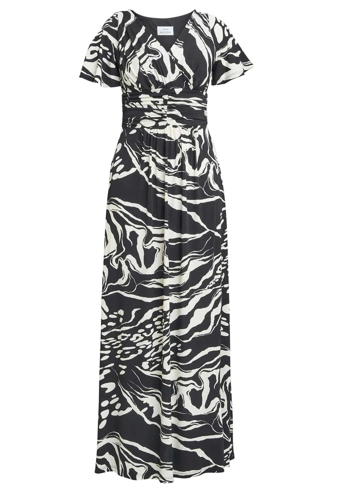 Gina Bacconi Geraldine Jersey Maxi Dress