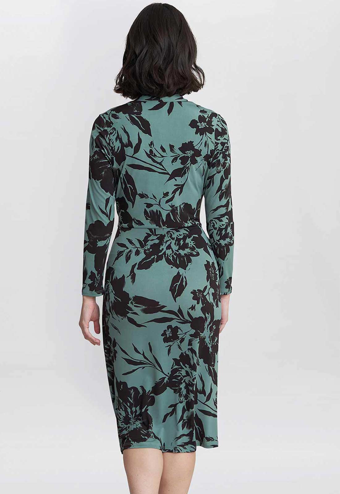 Gina Bacconi Sage Ivy Jersey Wrap Dress