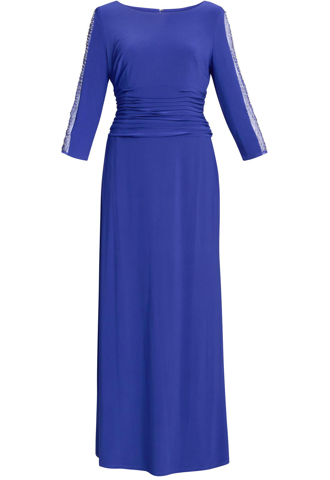 Gina Bacconi Iris Hollie Embellished Sleeve Maxi Dress