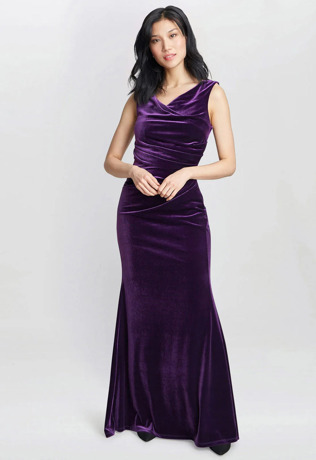 Gina bacconi online velvet dress