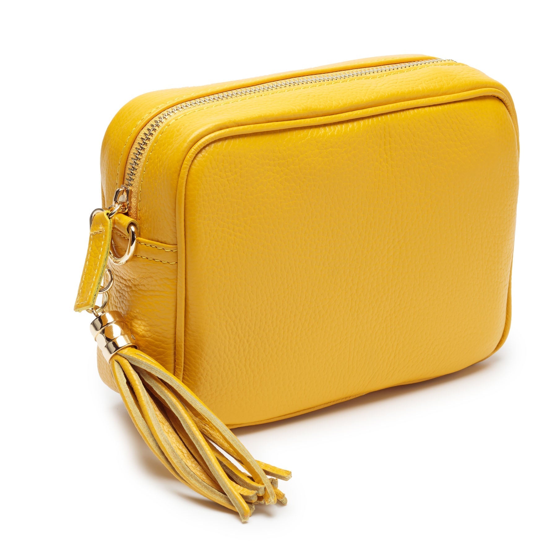 Elie Beaumont Crossbody Tassel Sunflower Yellow