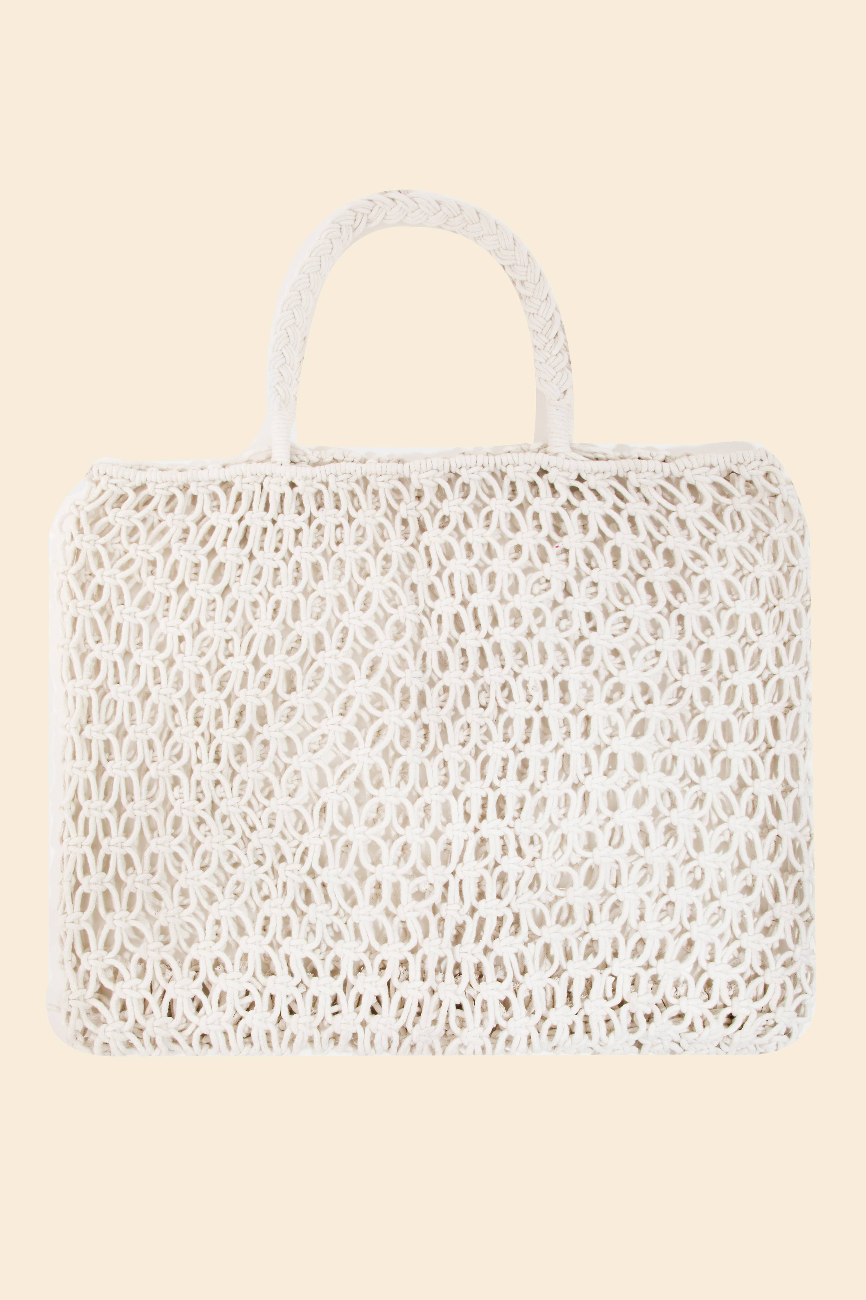 Braided Square Tote Bag: IV