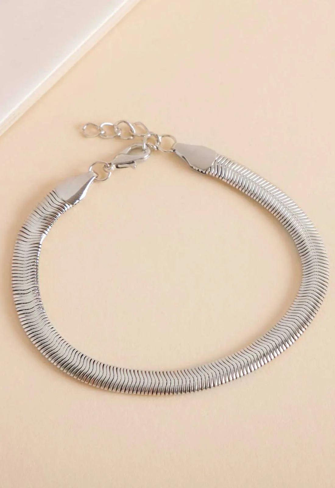 Always Chic Silver Chain Bracelet-0