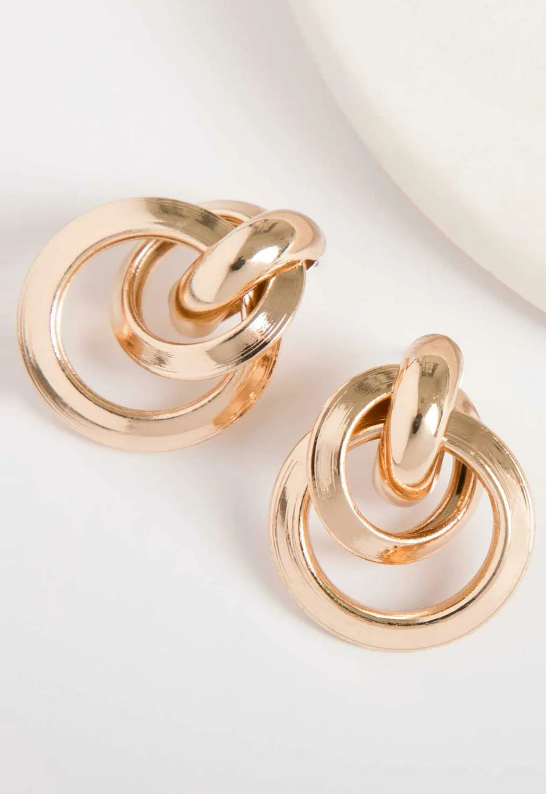 Always Chic Gold Knot Earrings-0