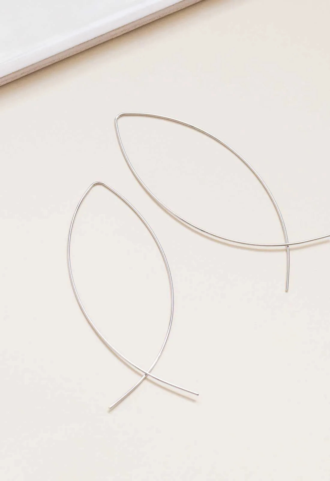 Always Chic Silver Wire Twist Earrings-91631