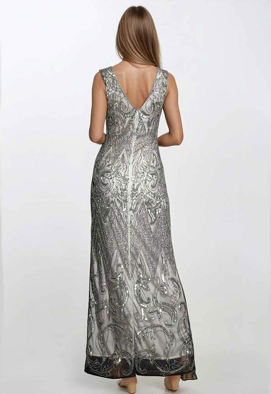 Jywal London Grey Angie Maxi Dress