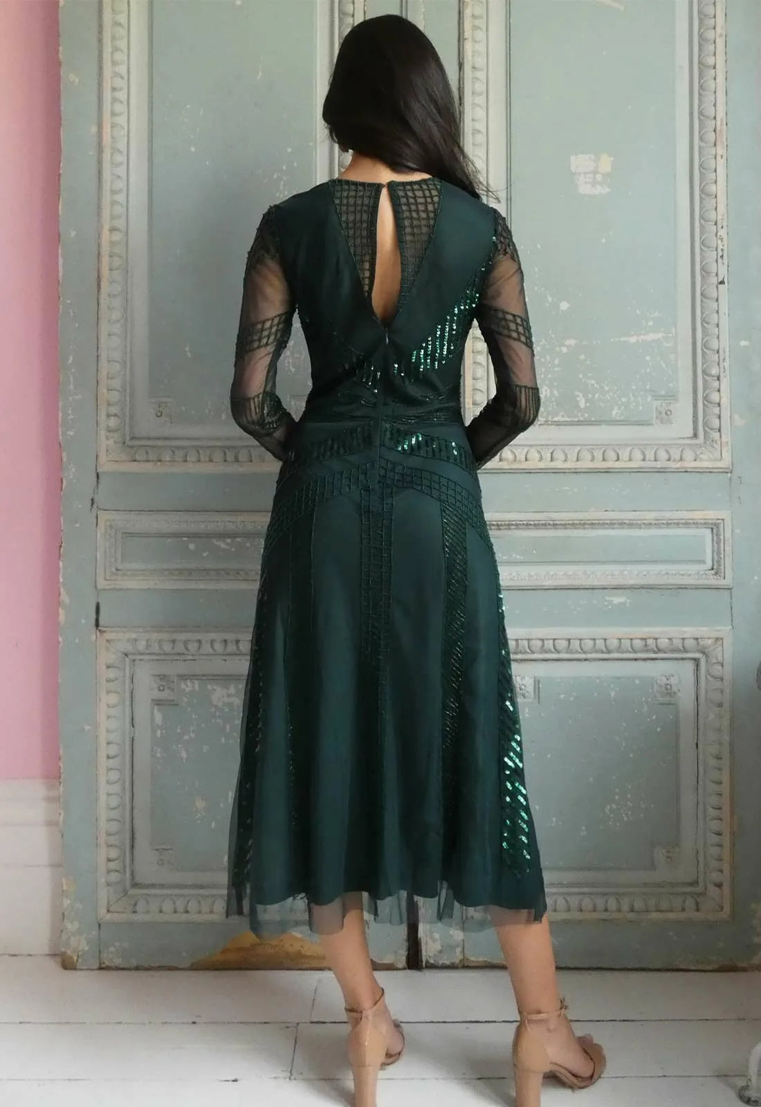 Raishma Couture Green Astra Dress-112534