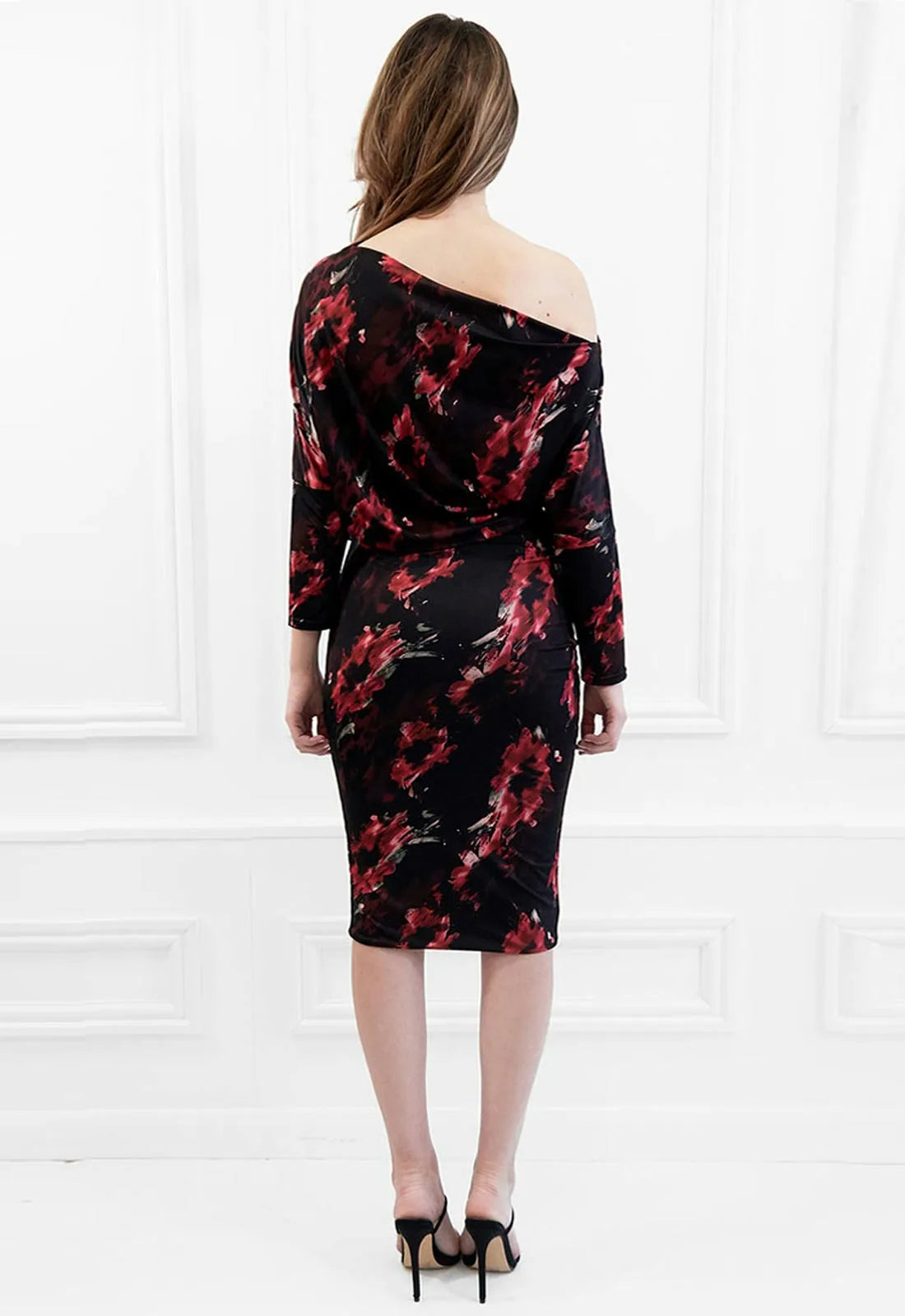 Honor Gold Aubrey Floral Cocktail Dress-118989