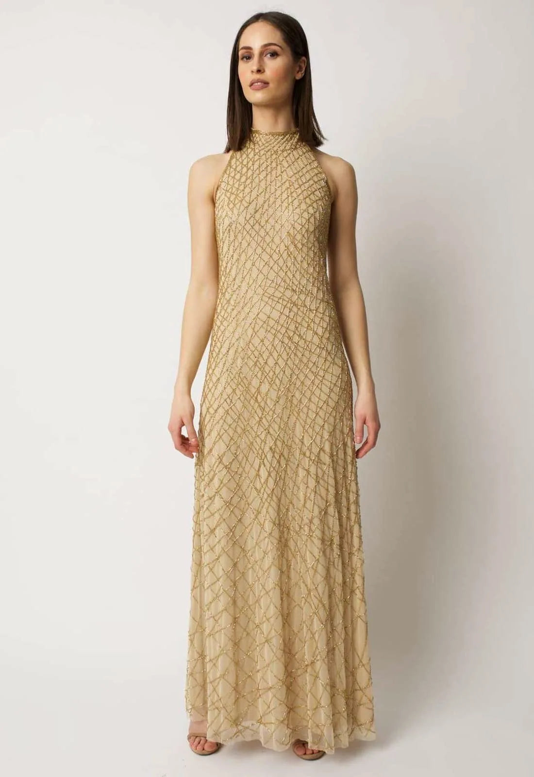 Raishma Gold Belle Maxi Dress-97926
