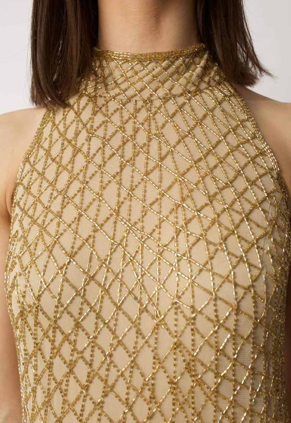 Raishma Gold Belle Maxi Dress-97929