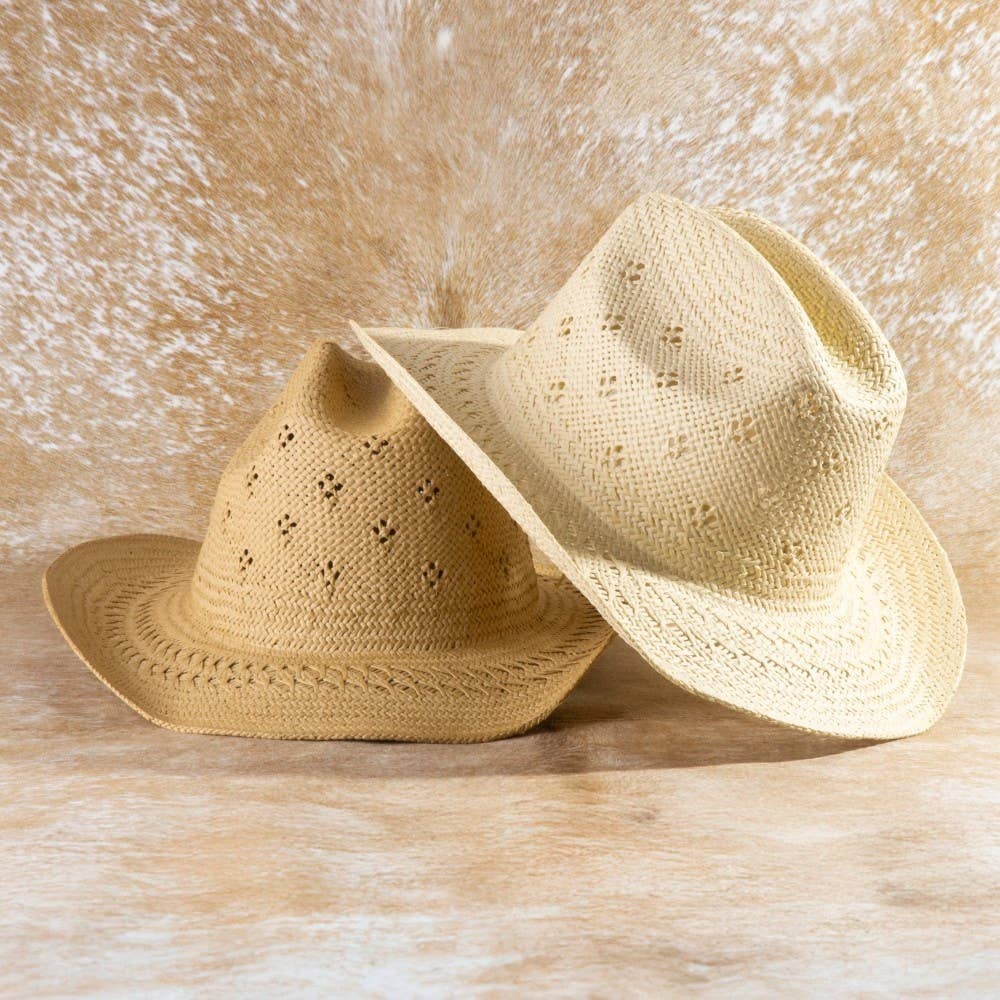 Soul Of Sita Weave Summer Straw Cowboy Hat: Iv