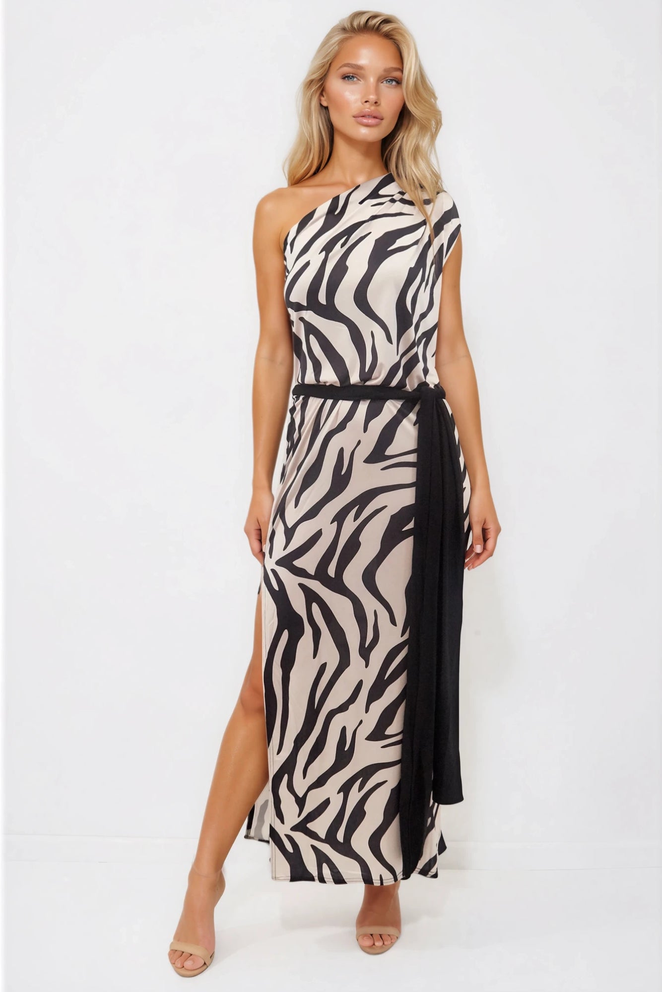 knee length dresses for ladies Cleo Denim Maxi Dress main image 1