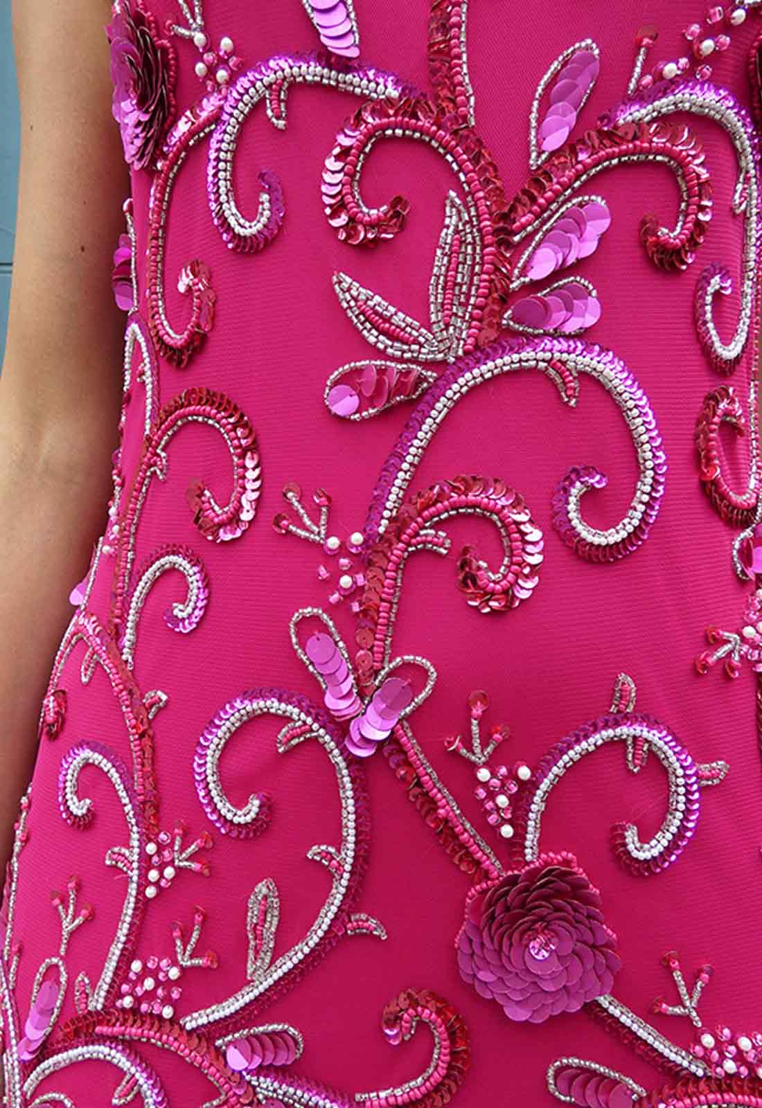 Raishma Pink Halina Evening Dress-115059