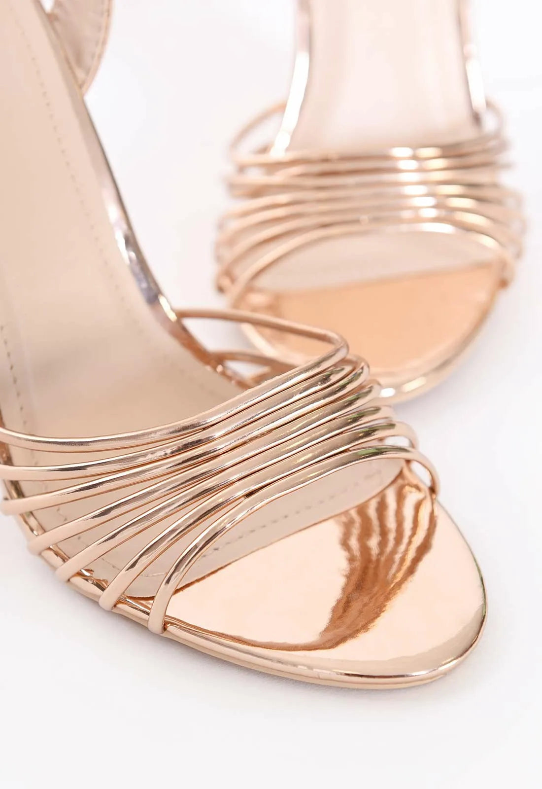 Rose gold heels uk on sale
