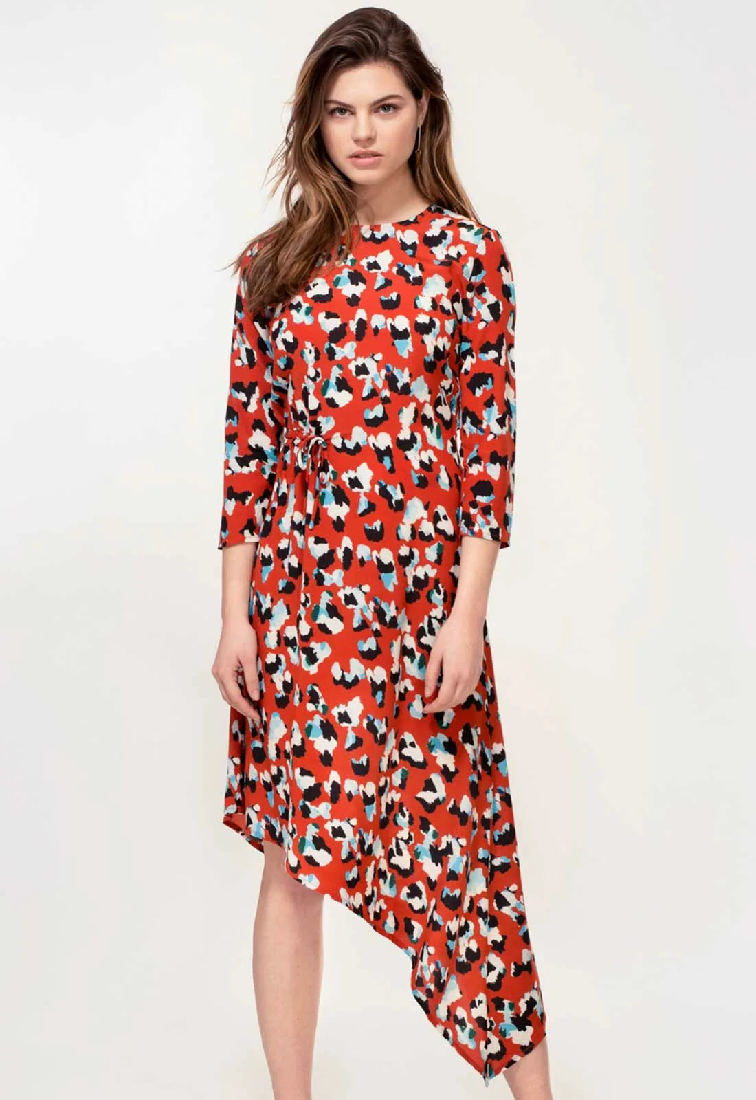 Hide The Label Red Azalea Midi Dress-82875