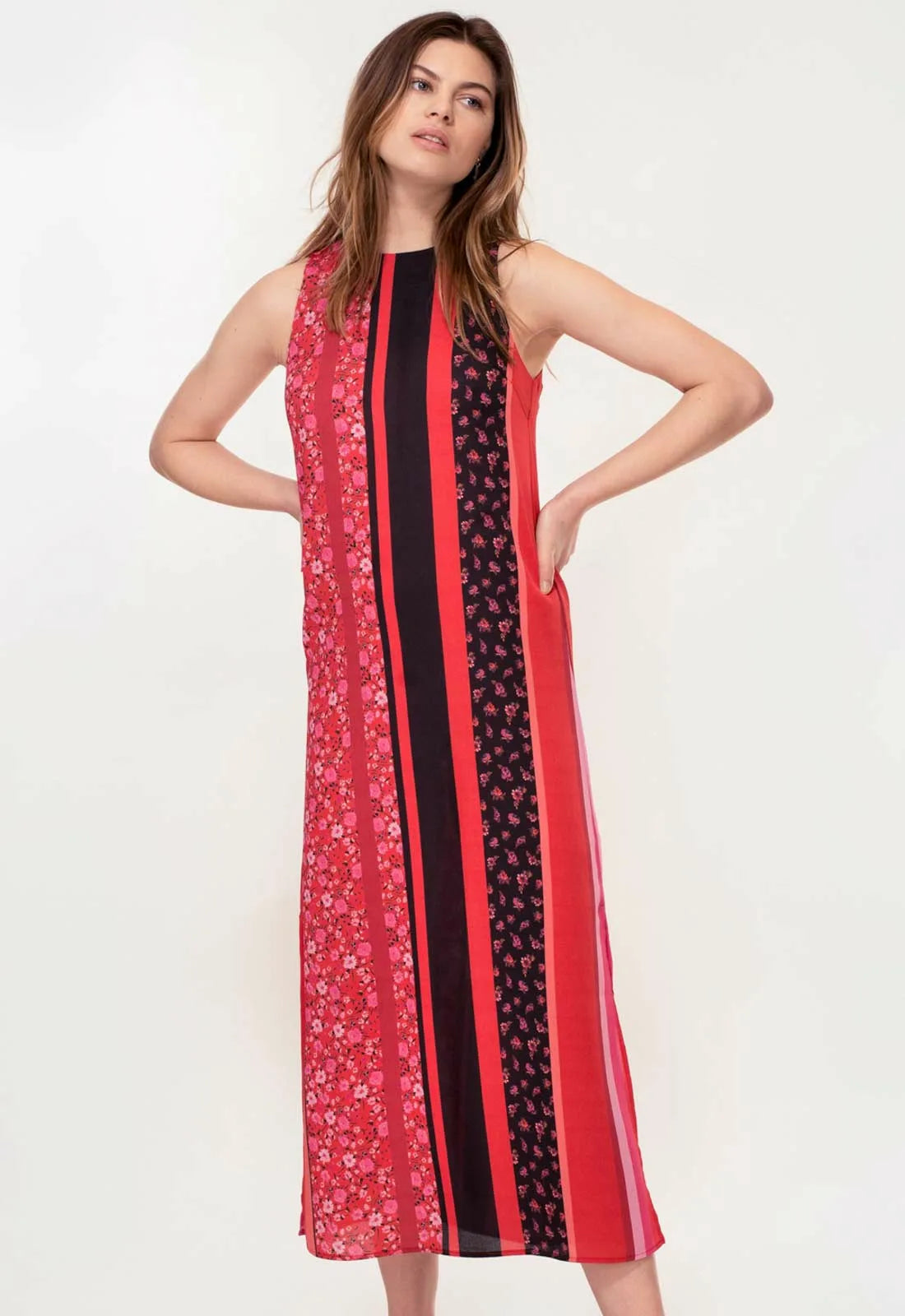 Hide The Label Red Thalia Midi Dress-82982