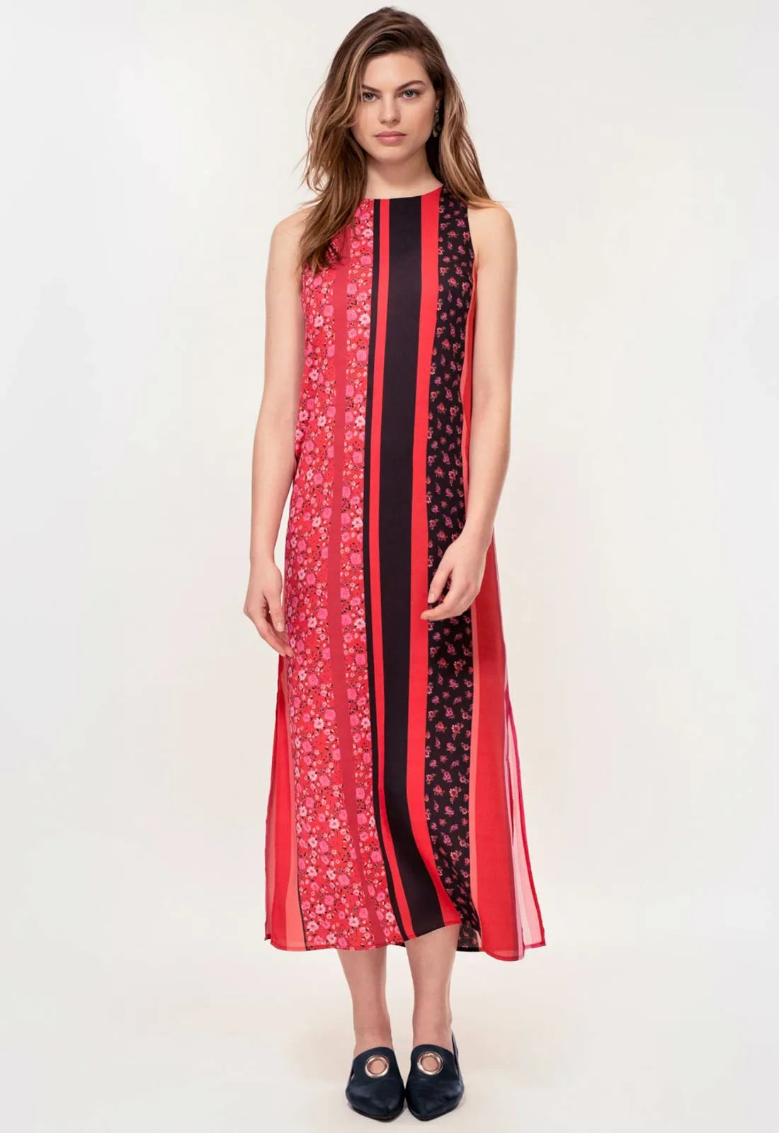 Hide The Label Red Thalia Midi Dress-0