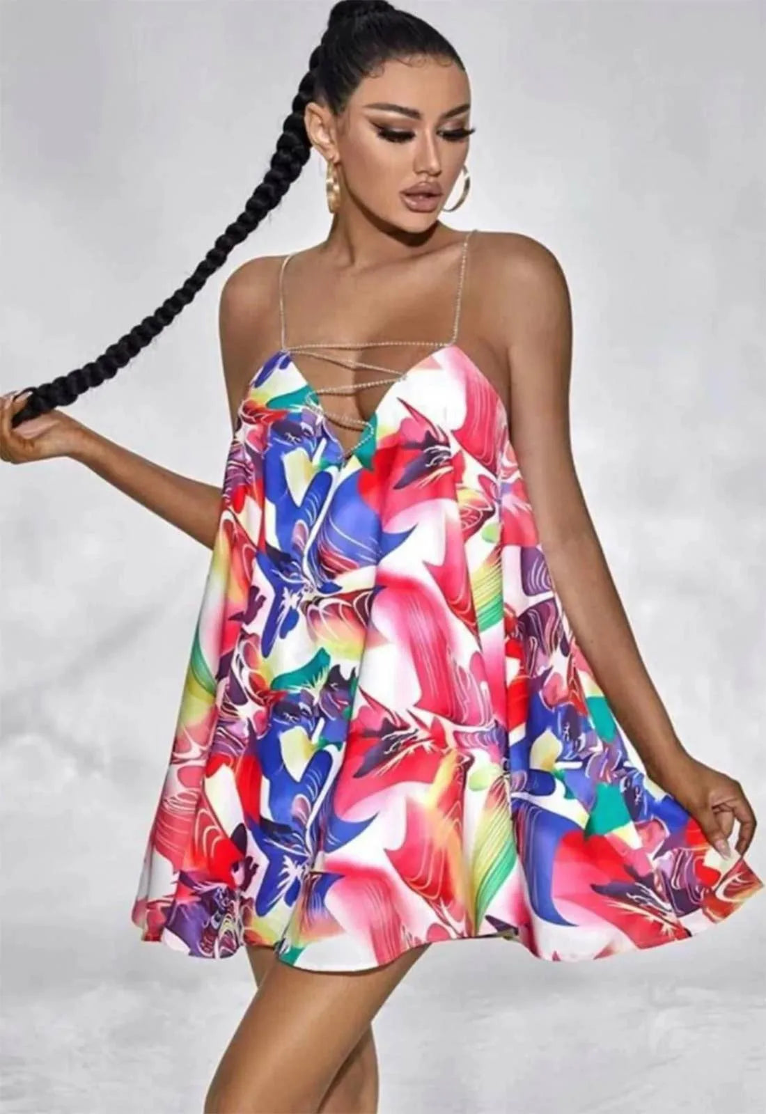 Nazz Ibiza Floral Mini Dress