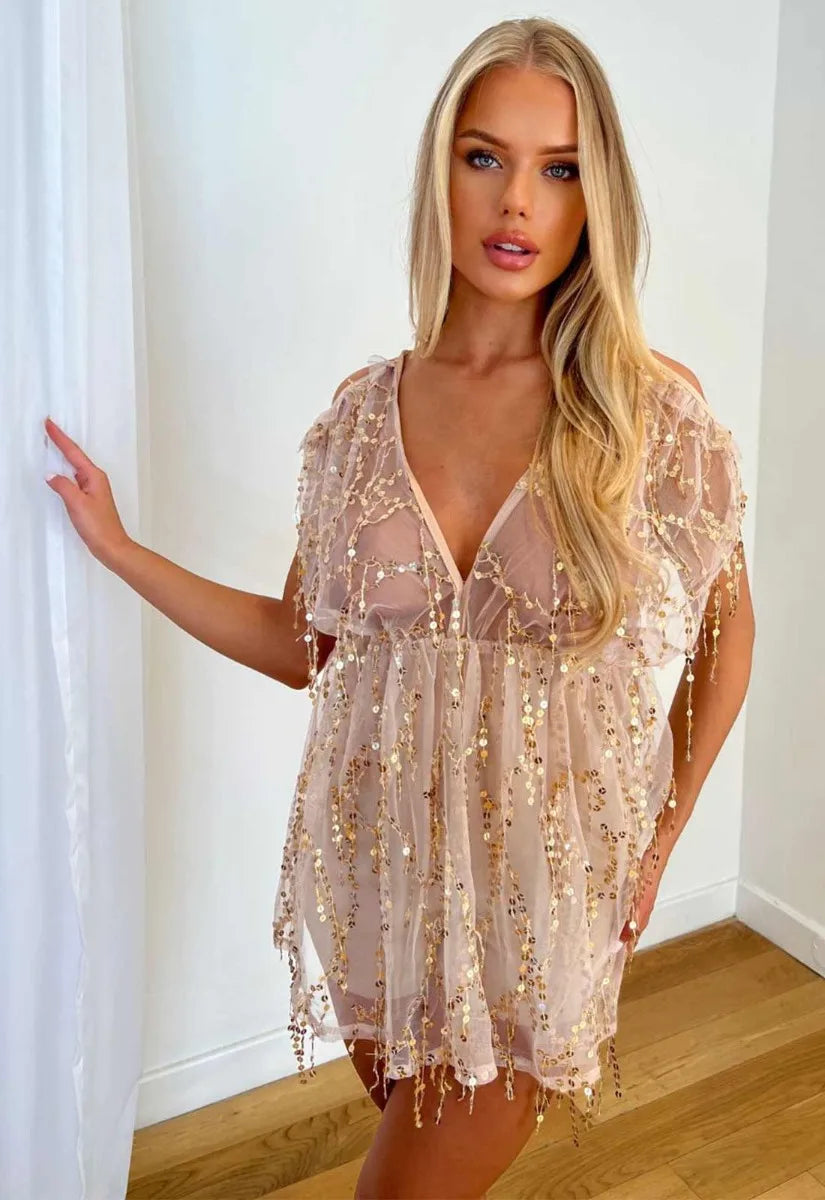 Nazz Collection Gold Lily Playsuit Romper