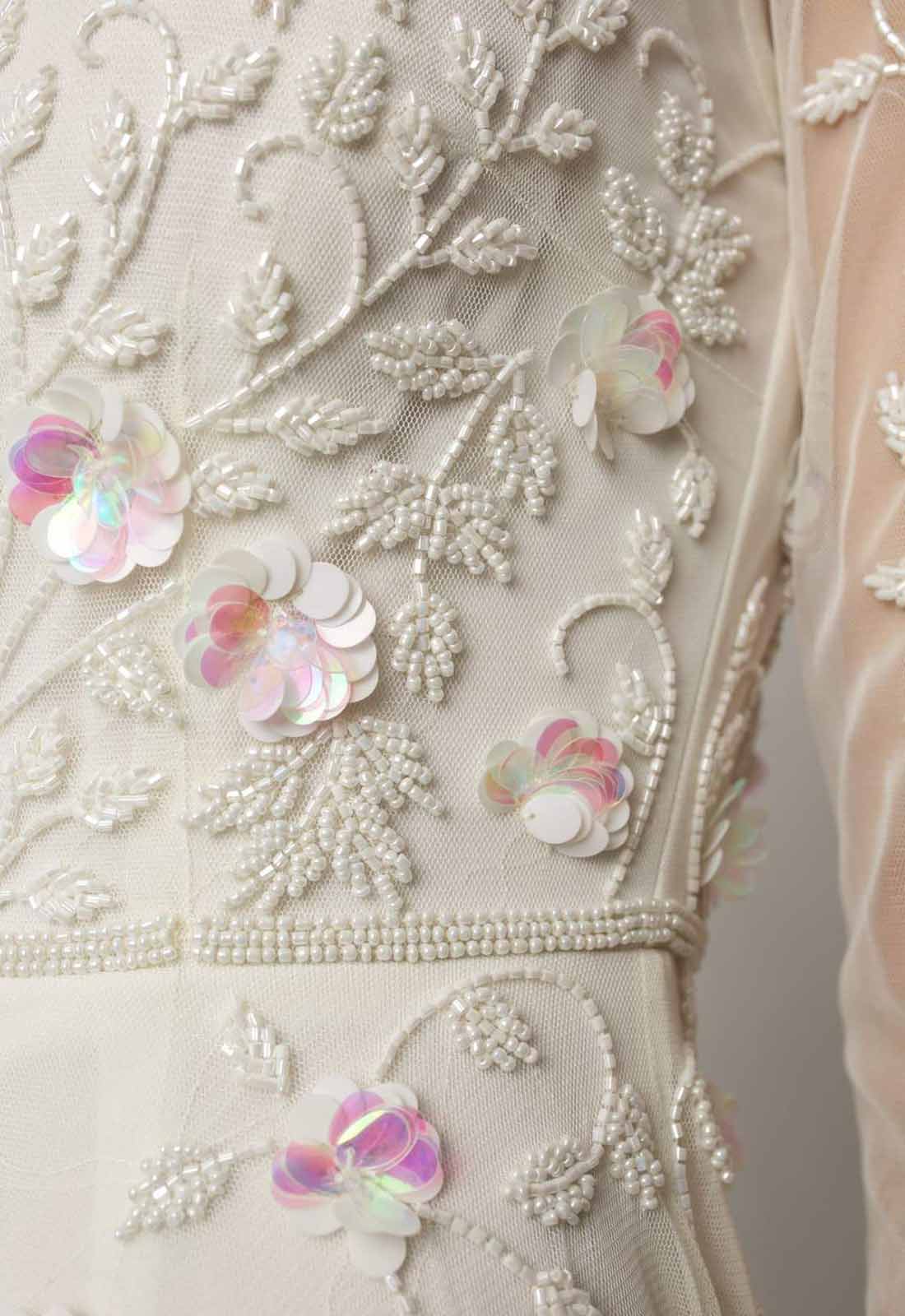 Raishma Ivory Ivy Floral Maxi Dress-97974