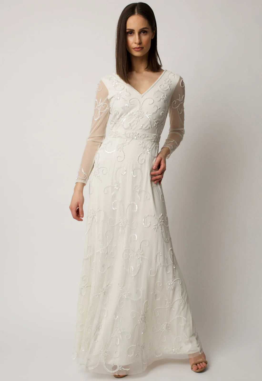 Raishma White Jayne Bridal Dress gown