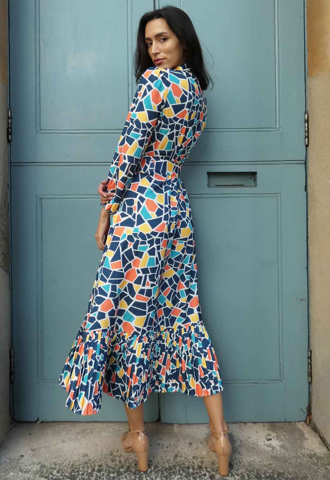 Raishma Couture Joy Print Dress-119623