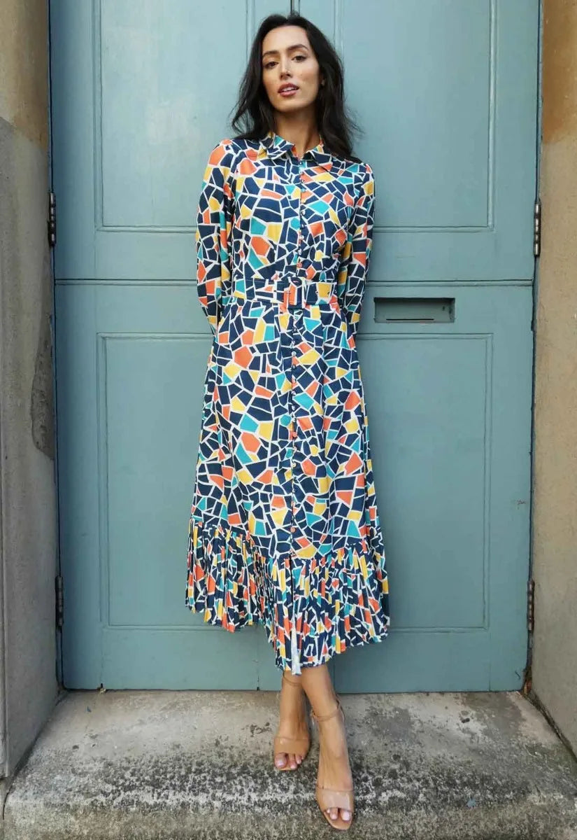 Raishma Couture Joy Print Dress