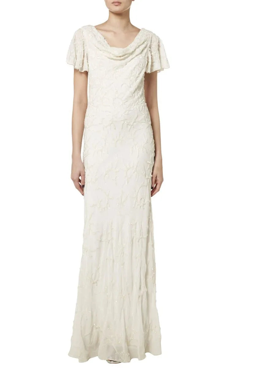 Raishma White Kaira Bridal Gown