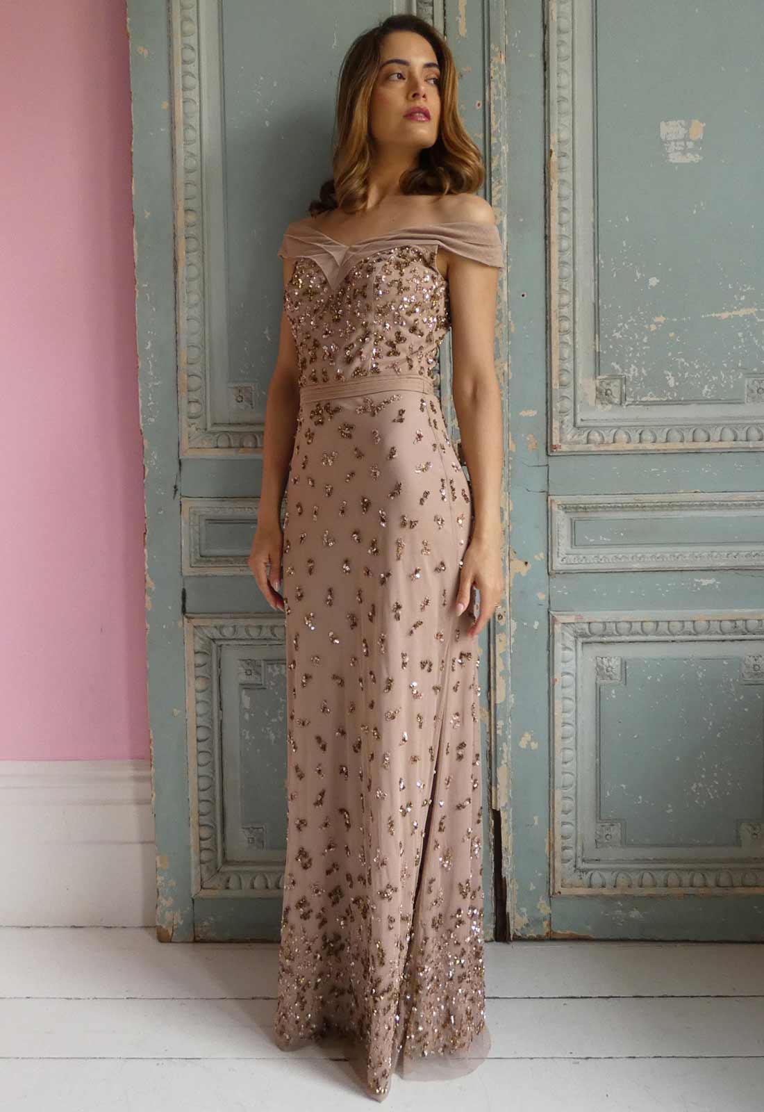 Raishma Couture Blush Kehlani Maxi Dress-112514